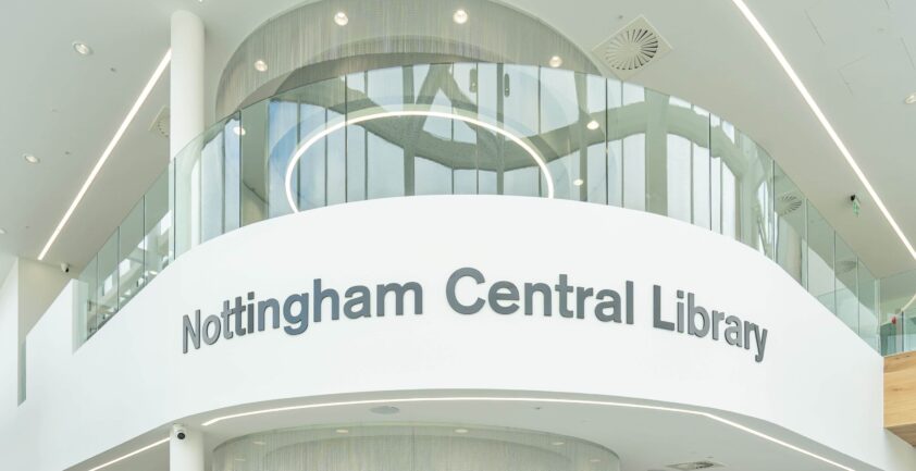 Nottingham Central Library interior preview 2