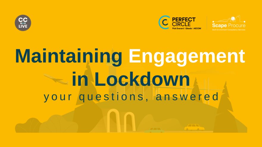 Perfect Circle Maintaining Engagement Lockdown Questions