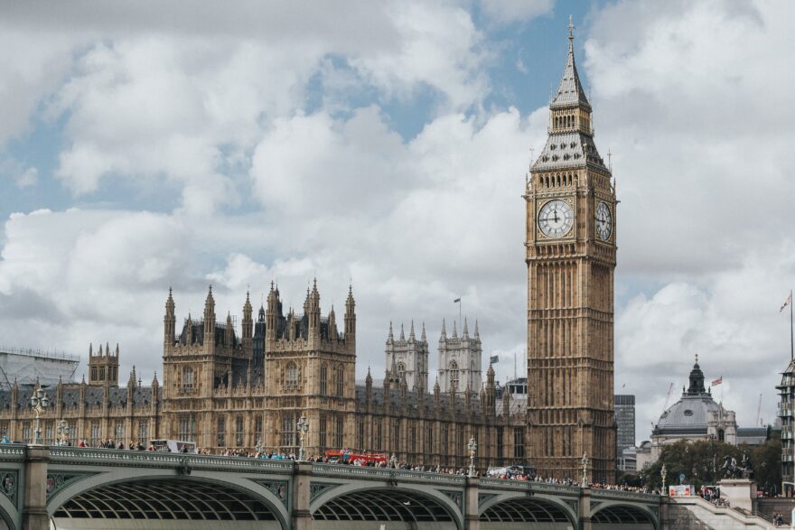 Houses of Parliament stock image