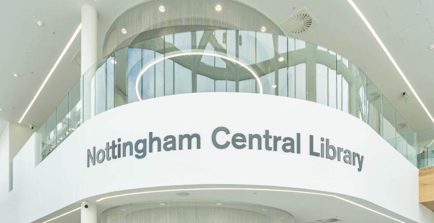 Nottingham Central Library interior preview 2